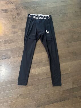 Bauer Black Compression Fit Hockey Pants